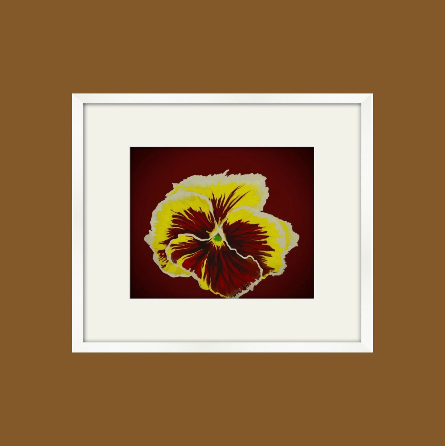 Natural Bliss (Brown and Yellow Flower)