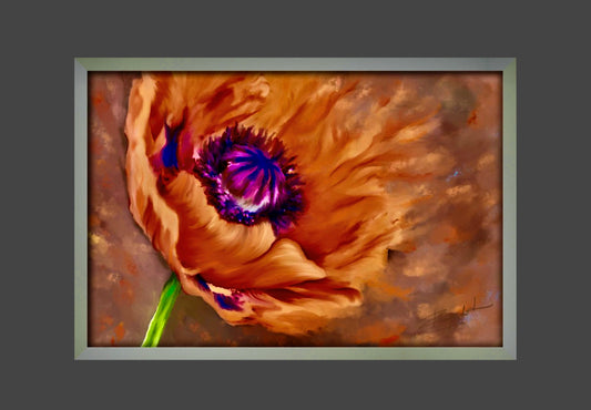 Natural Bliss (Brown and Yellow Flower)